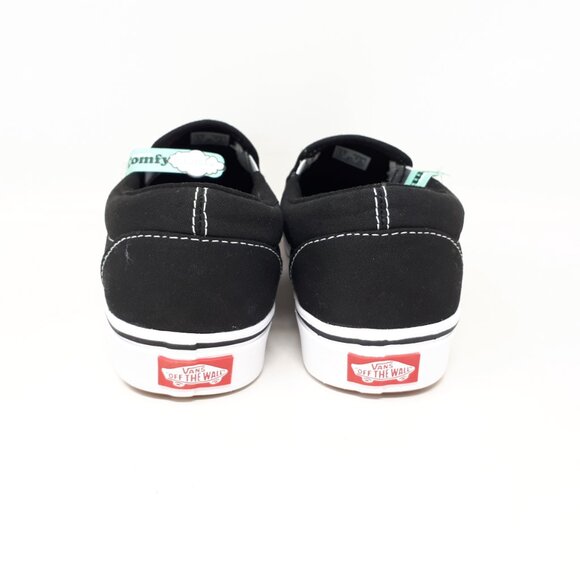 Vans Comfycush Slip On Classic Black Skate Shoe Sneaker Mens 6.5 / Womens 8 NEW - Picture 6 of 12